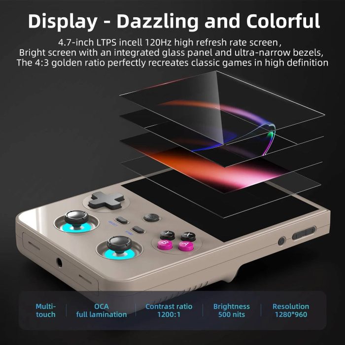 Compre o console retrô portátil Anbernic RG 477V 12GB/256GB com