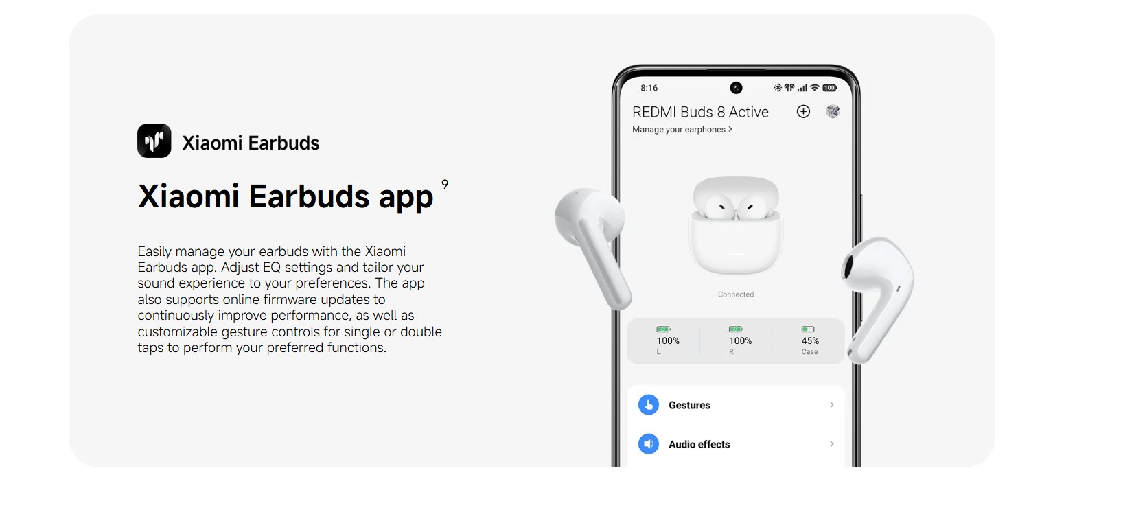 KIBOTEK XIAOMI REDMI BUDS 8 ACTIVE 019