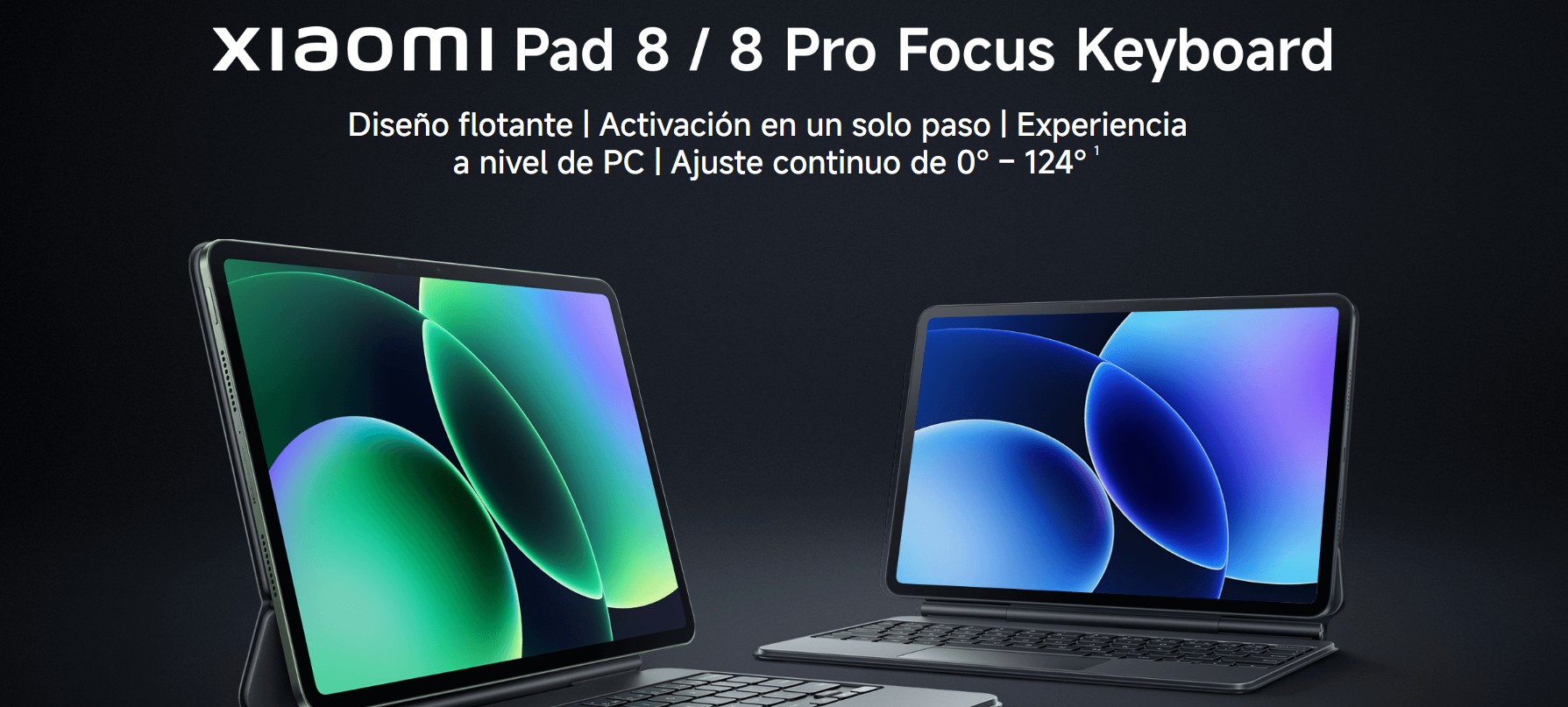 Comprar Xiaomi Pad 8 / 8 Pro Focus Keyboard - kiboTEK