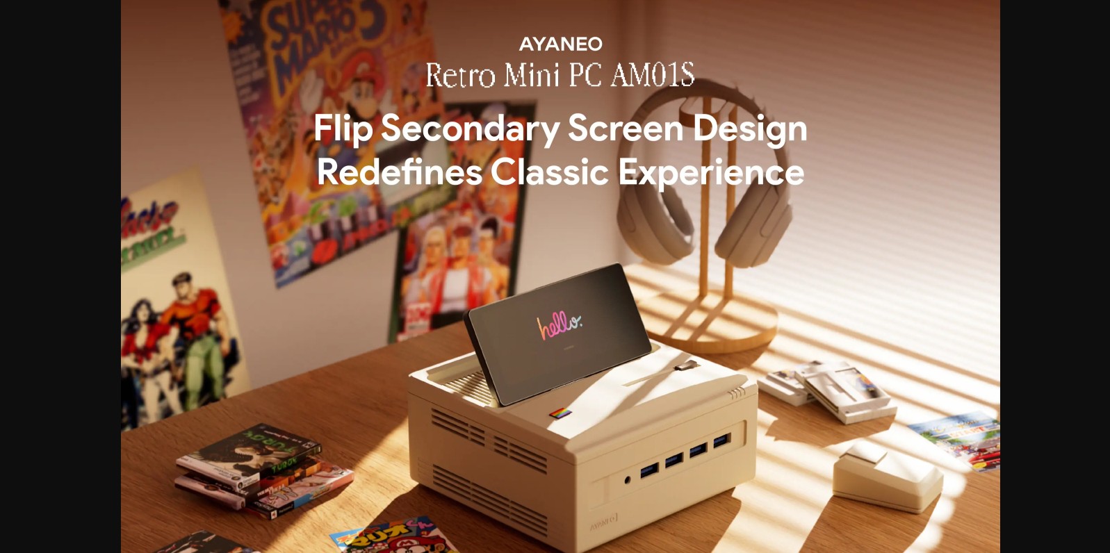 kiboYEK AYANEO RETRO MINI PC AM01S 001