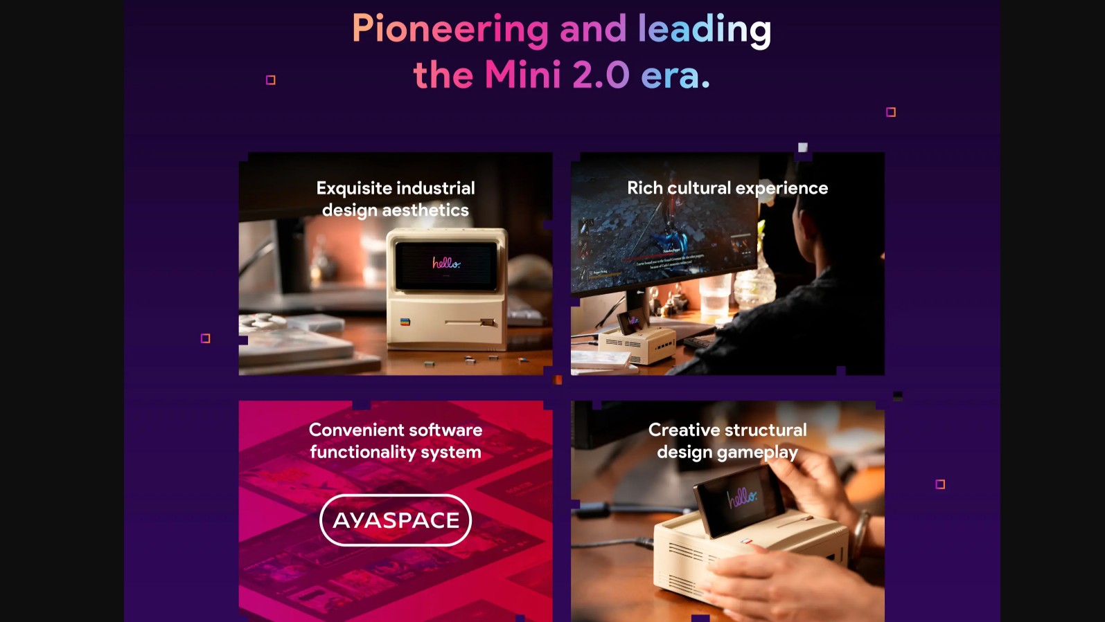 kiboYEK AYANEO RETRO MINI PC AM01S 003