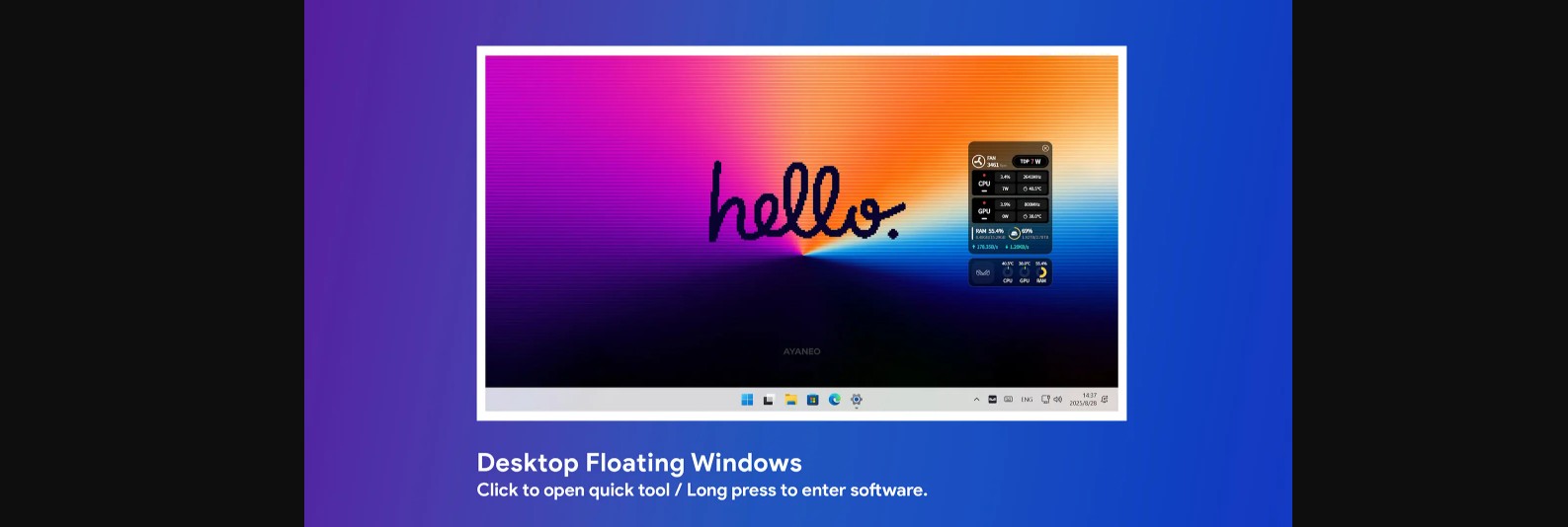 kiboYEK AYANEO RETRO MINI PC AM01S 024