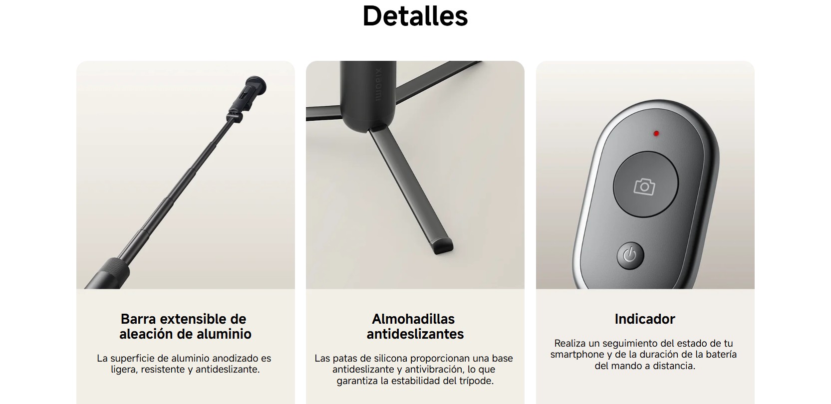 kiboTEK XIAOMI sELFIE STICK TRIPOD MINI 009