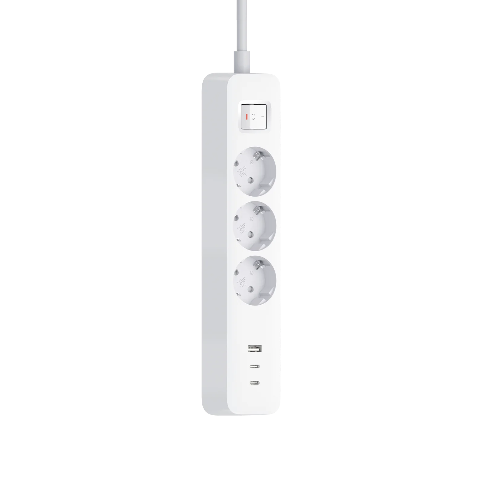 kiboTEK_REGLETA_XIAOMI_20W_001 Xiaomi 20W Power Strip - Xiaomi Regleta Xiaomi de 3 enchufes y 1 USB Tipo-A / 2 USB Tipo-C – Image 1