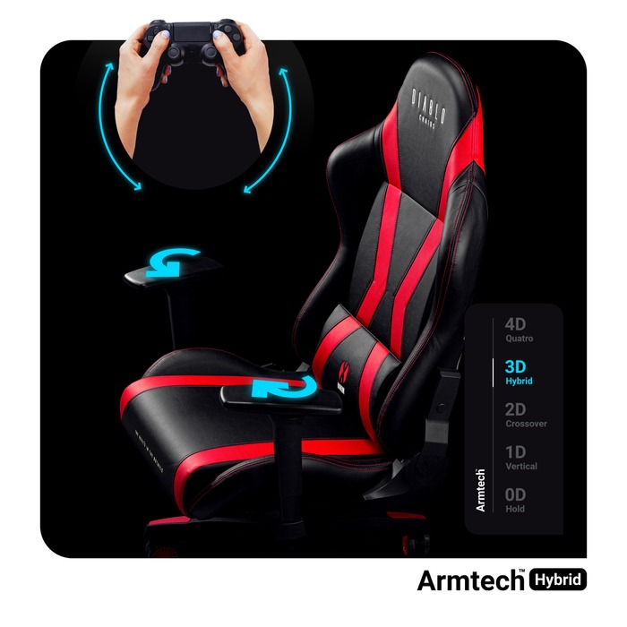 Silla gaming Diablo X-Horn 2.0 Normal - Afbeelding 8