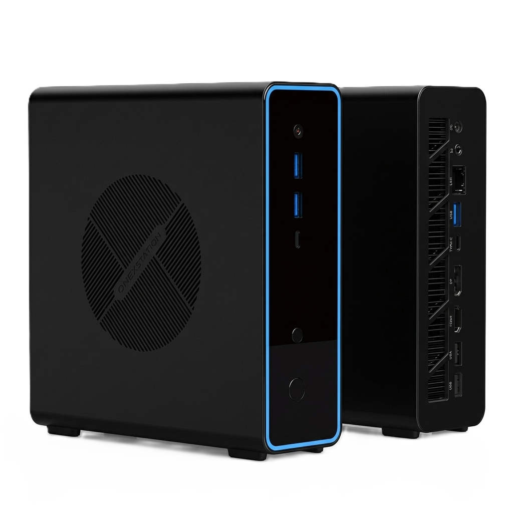 kiboTEK_ONEXStation_022 ONEXStation: Mini AI Workstation – AMD AI Max+ 395 128GB/1TB - Afbeelding 1